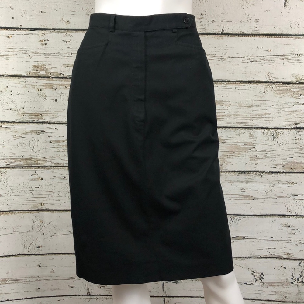 Jones New York Essentials Black Pencil Skirt